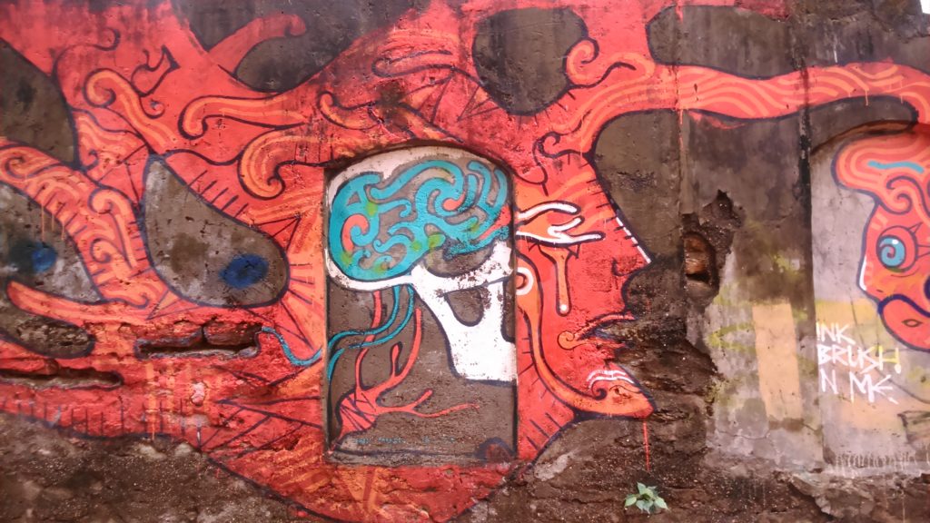 Nagrana Lane, graffiti
